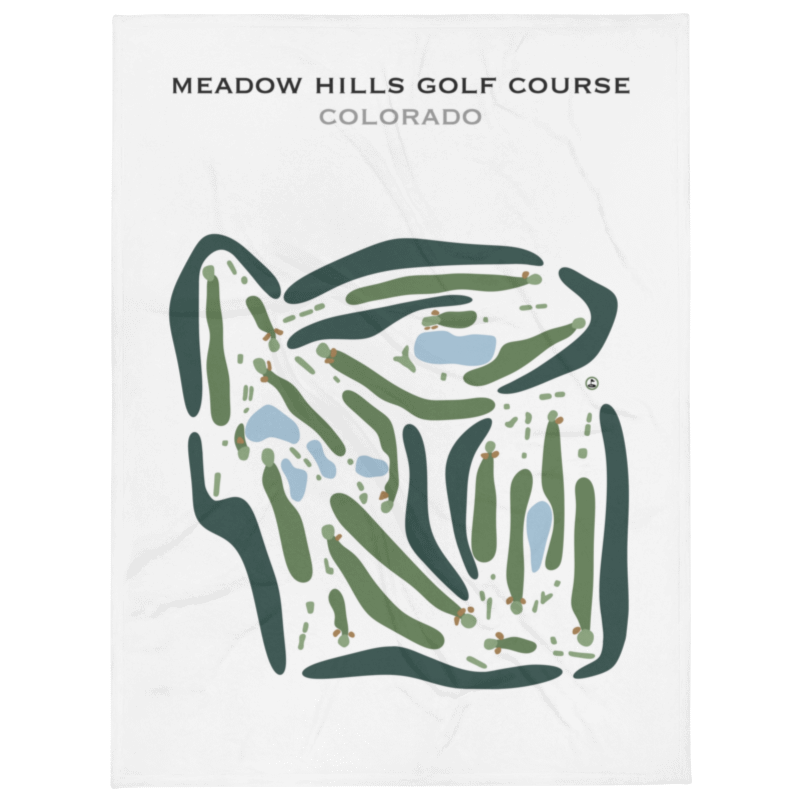 Meadow Hills Golf Course, Colorado - Printed Golf Courses