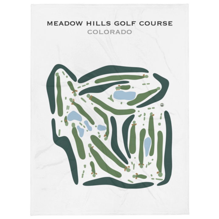 Meadow Hills Golf Course, Colorado - Printed Golf Courses