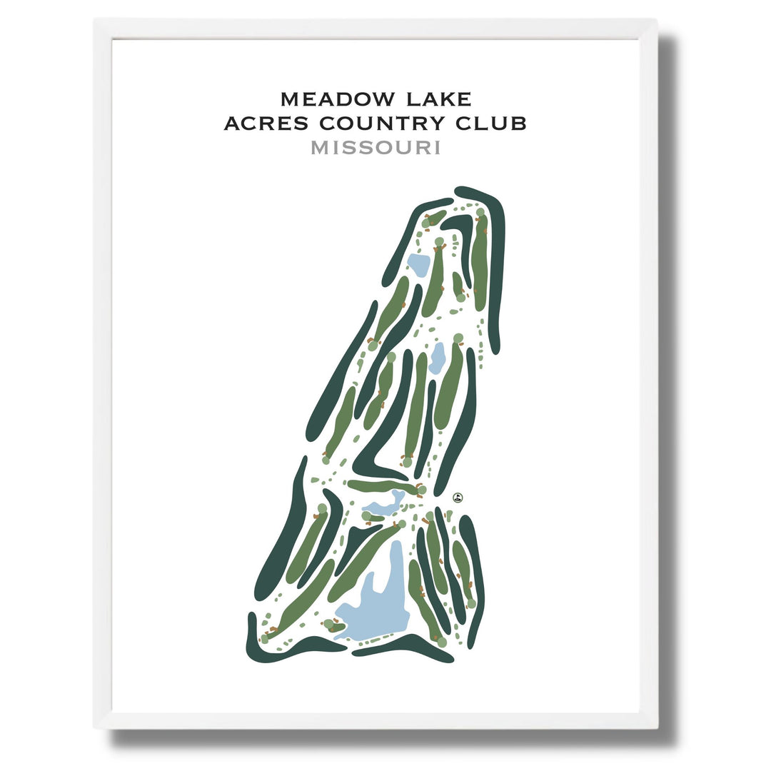 Meadow Lake Acres Country Club, Missouri - Printed Golf Course