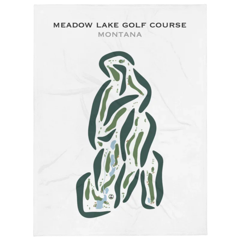Meadow Lake Golf Course, Montana - Printed Golf Courses