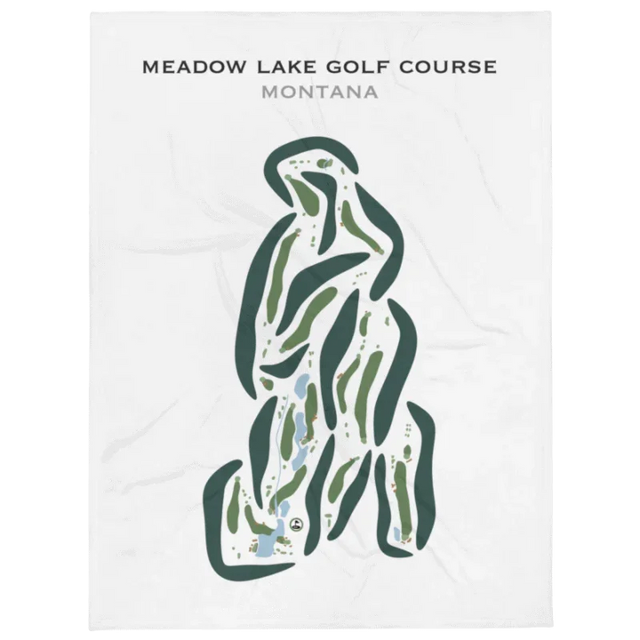 Meadow Lake Golf Course, Montana - Printed Golf Courses