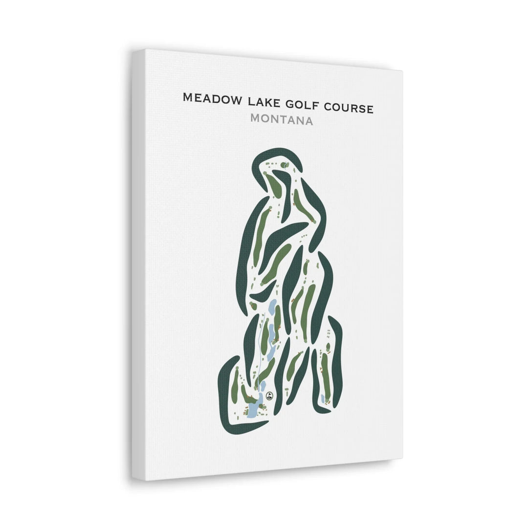 Meadow Lake Golf Course, Montana - Printed Golf Courses