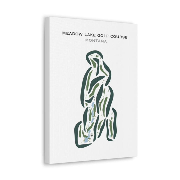 Meadow Lake Golf Course, Montana - Printed Golf Courses