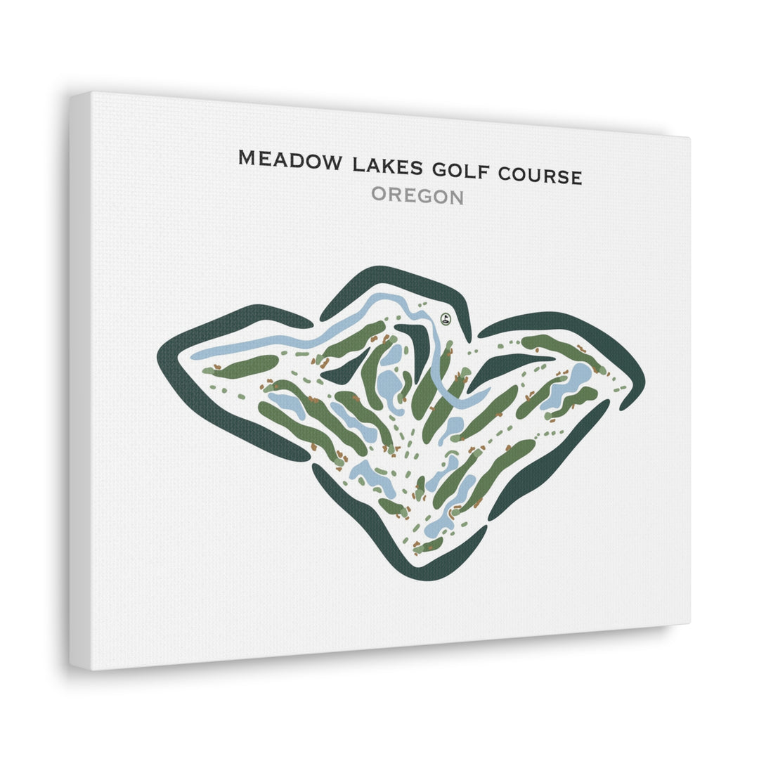 Meadow Lakes Golf Course, Oregon - Printed Golf Courses