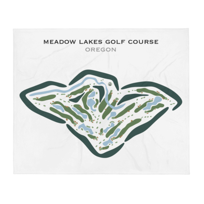 Meadow Lakes Golf Course, Oregon - Printed Golf Courses