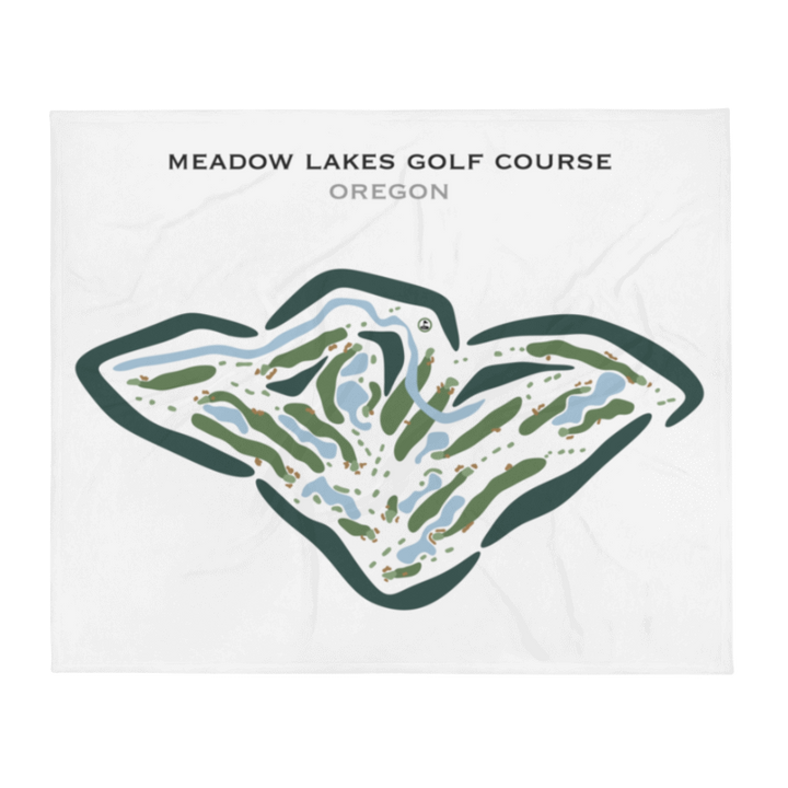 Meadow Lakes Golf Course, Oregon - Printed Golf Courses