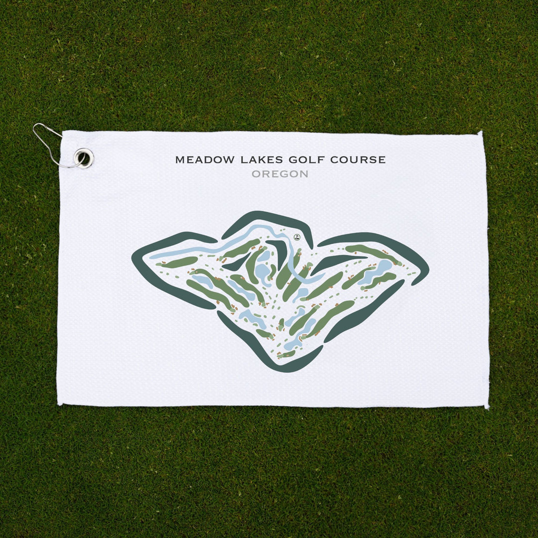 Meadow Lakes Golf Course, Oregon - Printed Golf Courses