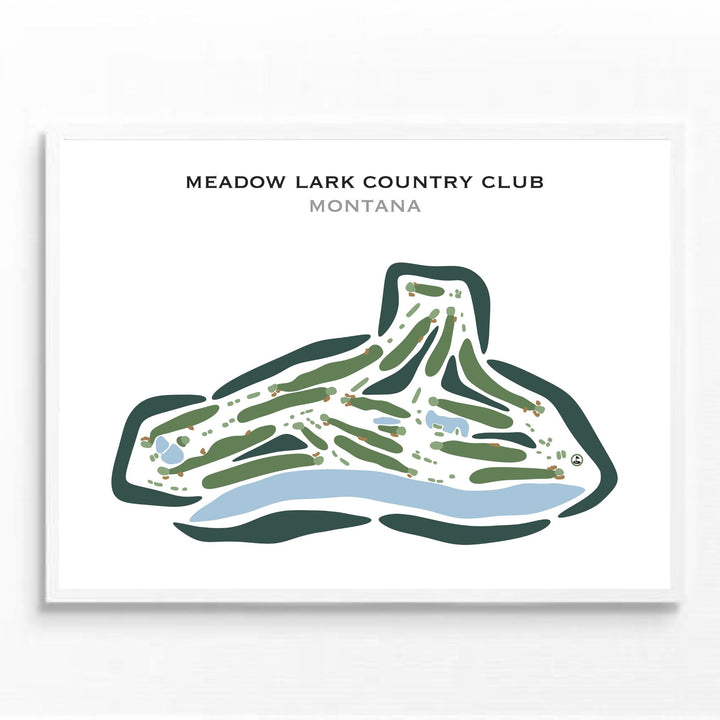 Meadow Lark Country Club, Montana - Printed Golf Courses