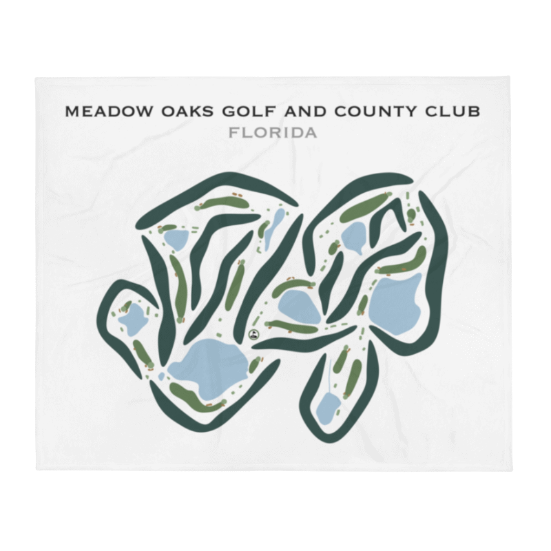 Meadow Oaks Golf and Country Club, Florida - Printed Golf Courses