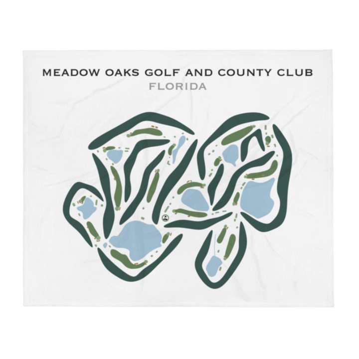 Meadow Oaks Golf and Country Club, Florida - Printed Golf Courses