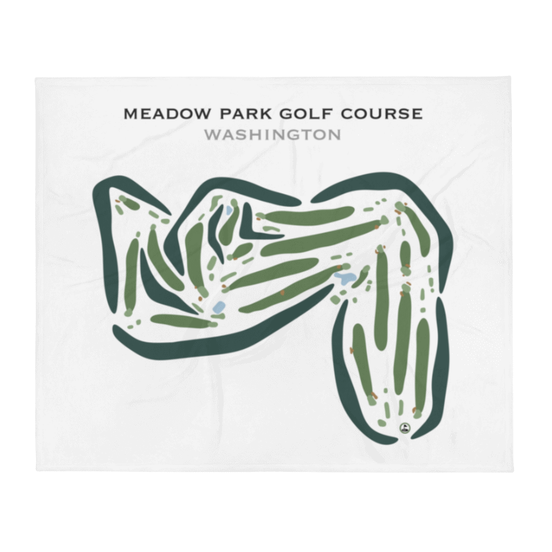 Meadow Park Golf Course, Washington - Printed Golf Courses