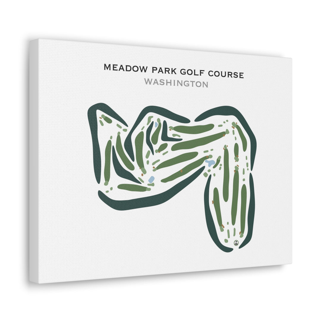 Meadow Park Golf Course, Washington - Printed Golf Courses