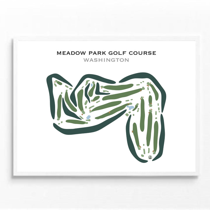 Meadow Park Golf Course, Washington - Printed Golf Courses