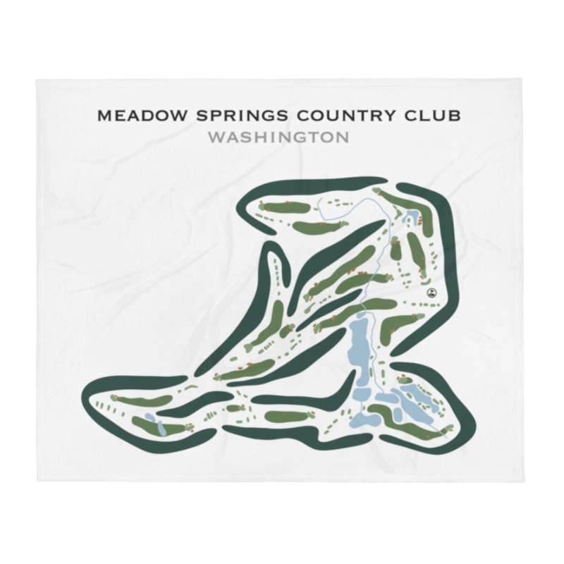 Meadow Springs Country Club, Washington - Printed Golf Courses