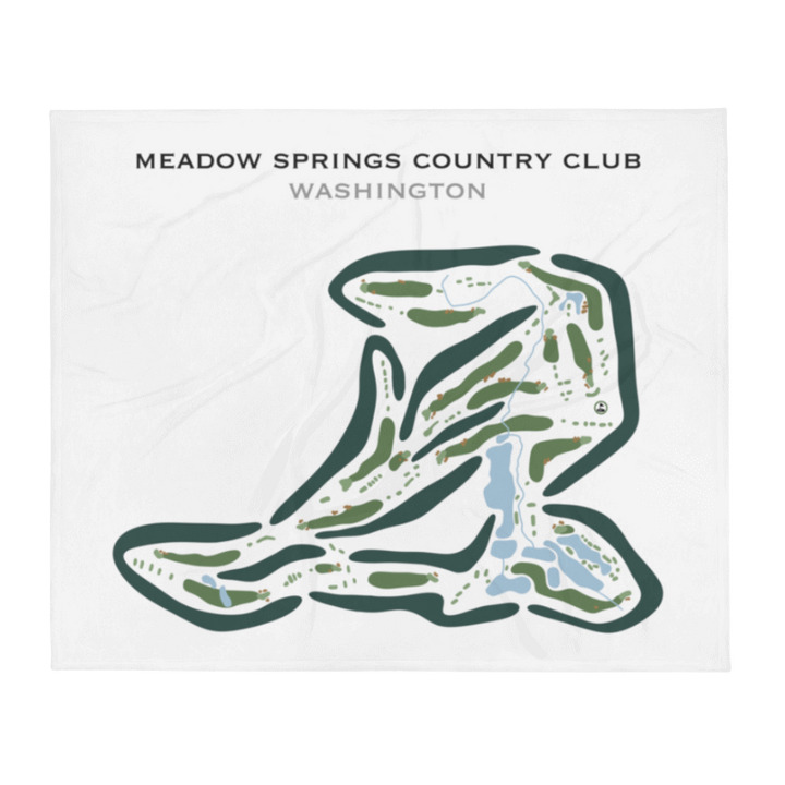Meadow Springs Country Club, Washington - Printed Golf Courses