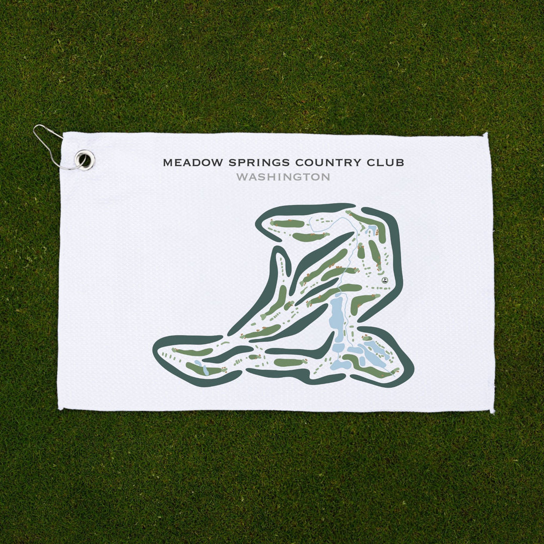Meadow Springs Country Club, Washington - Printed Golf Courses