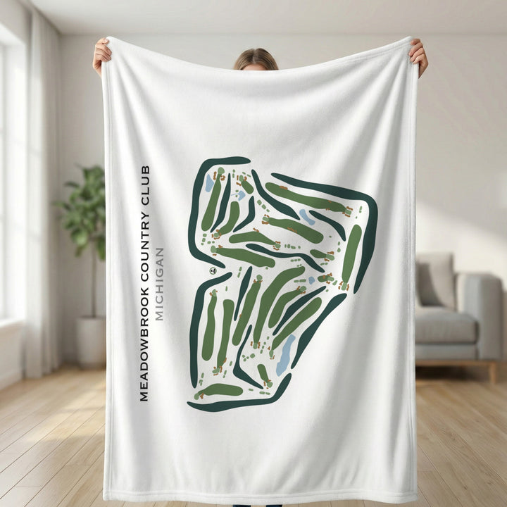 Meadowbrook Country Club, Michigan - Printed Golf Courses