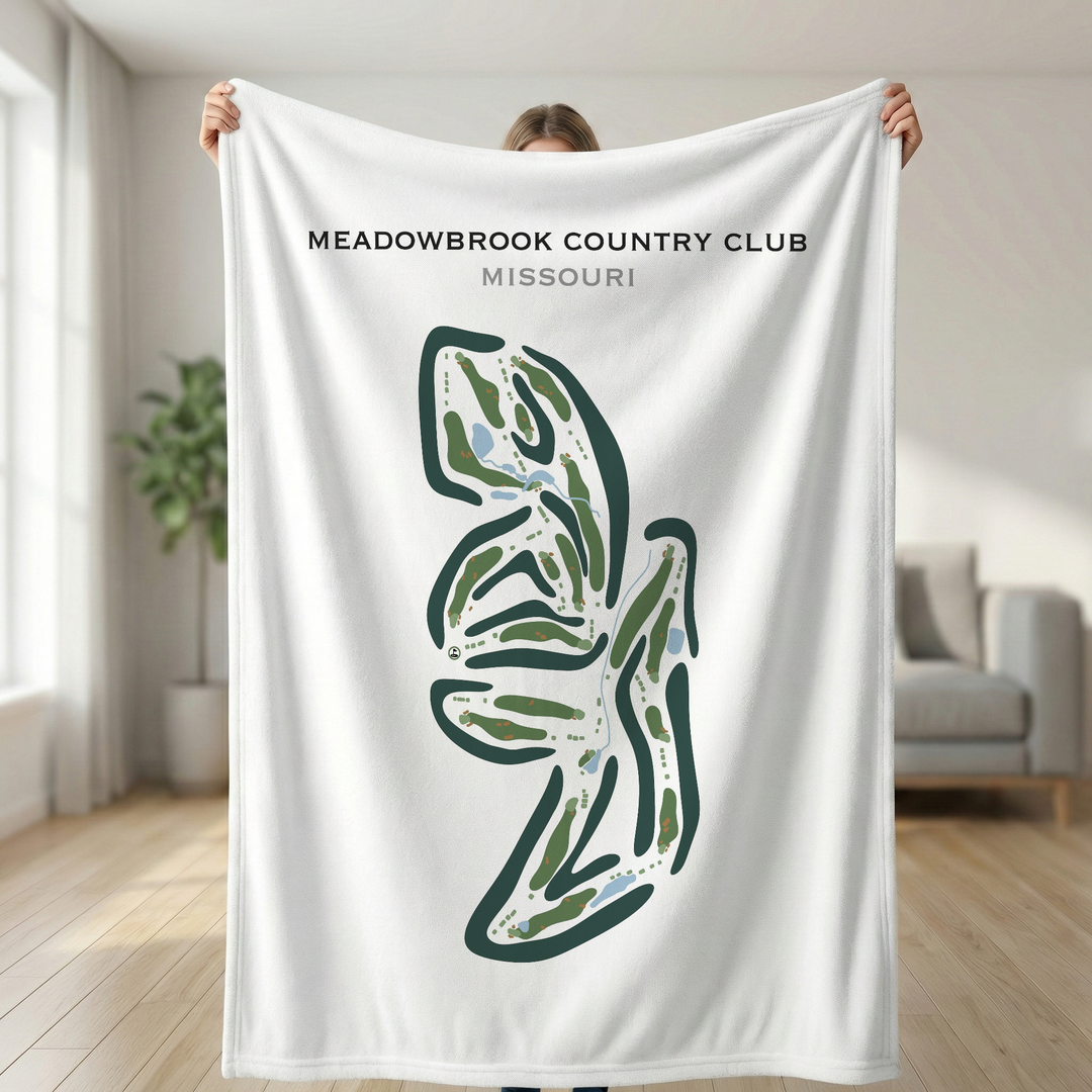 Meadowbrook Country Club, Missouri - Printed Golf Courses