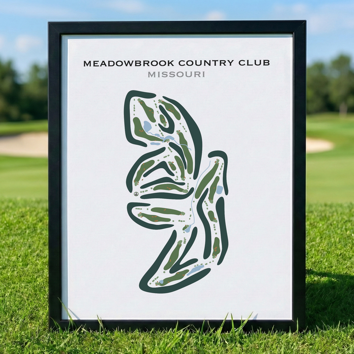 Meadowbrook Country Club, Missouri - Printed Golf Courses