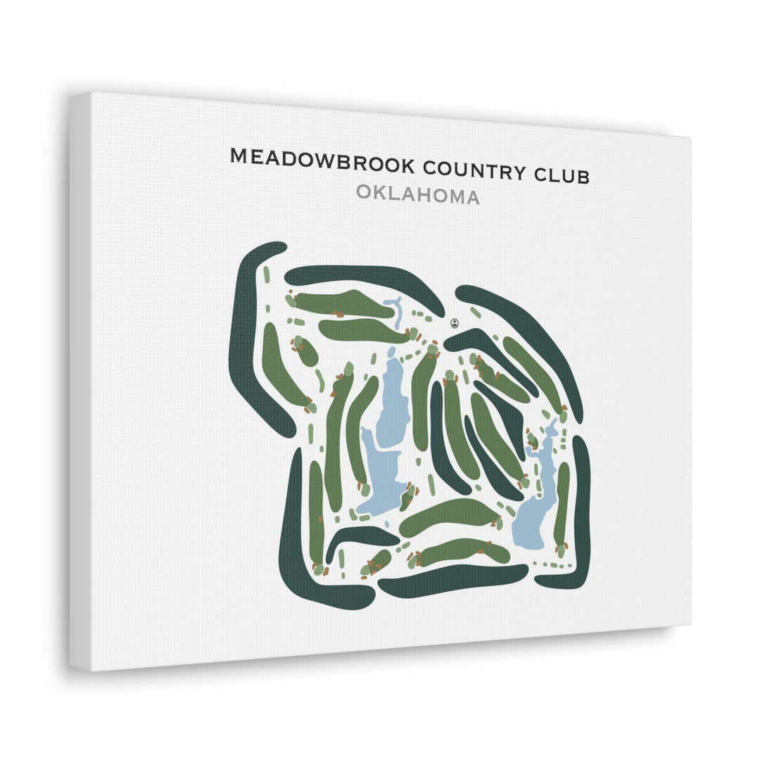 MeadowBrook Country Club, Oklahoma - Printed Golf Courses