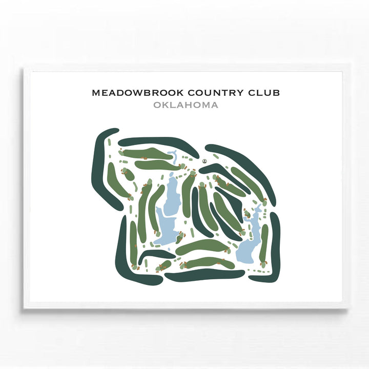 MeadowBrook Country Club, Oklahoma - Printed Golf Courses
