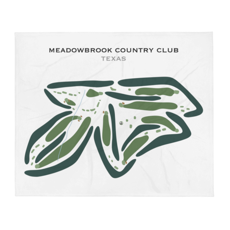 Meadowbrook Country Club, Texas - Printed Golf Courses