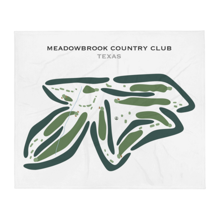 Meadowbrook Country Club, Texas - Printed Golf Courses