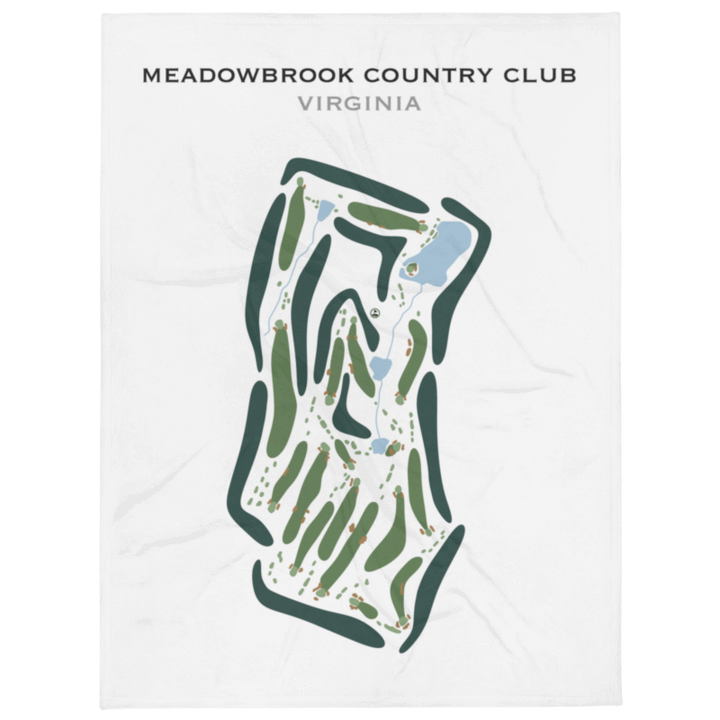 Meadowbrook Country Club, Virginia - Printed Golf Course