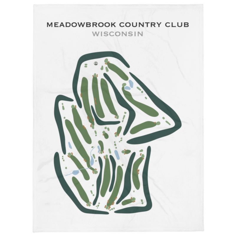 Meadowbrook Country Club, Wisconsin - Printed Golf Courses