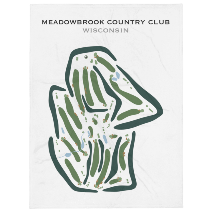 Meadowbrook Country Club, Wisconsin - Printed Golf Courses