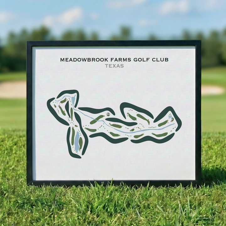 Meadowbrook Farms Golf Club, Texas - Printed Golf Courses