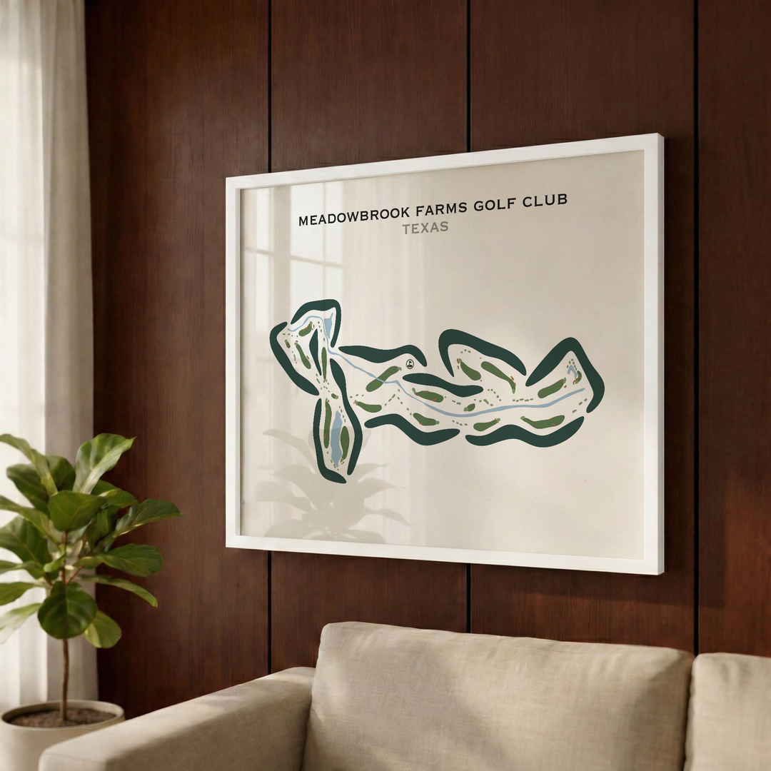 Meadowbrook Farms Golf Club, Texas - Printed Golf Courses