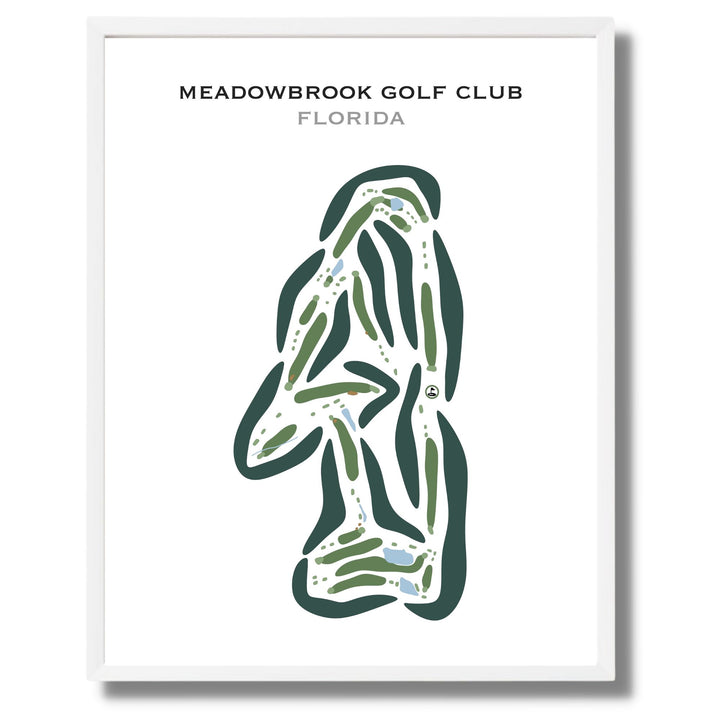 Meadowbrook Golf Club, Florida - Printed Golf Courses