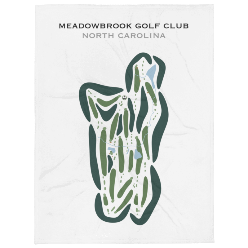 Meadowbrook Golf Club, North Carolina - Printed Golf Courses