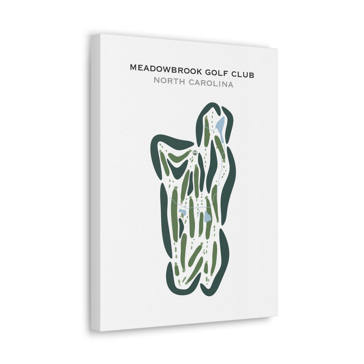 Meadowbrook Golf Club, North Carolina - Printed Golf Courses