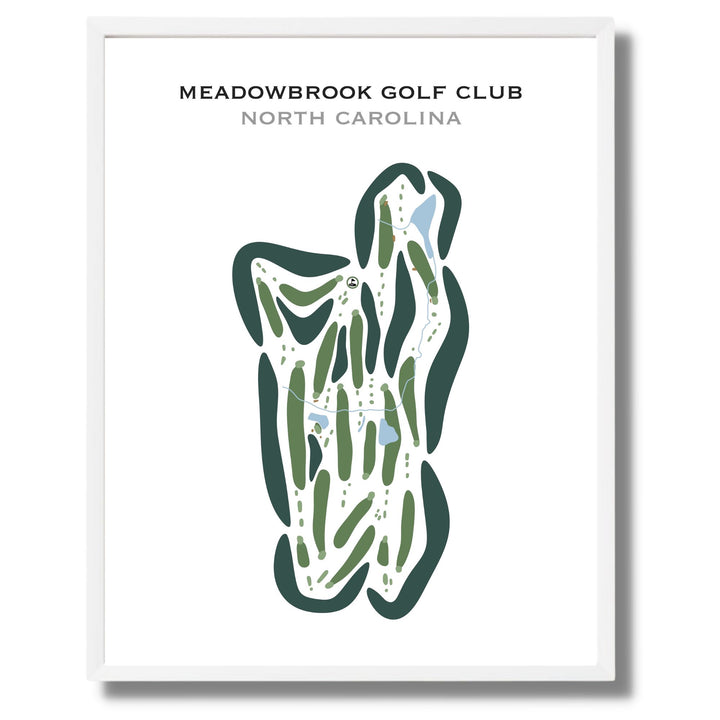 Meadowbrook Golf Club, North Carolina - Printed Golf Courses
