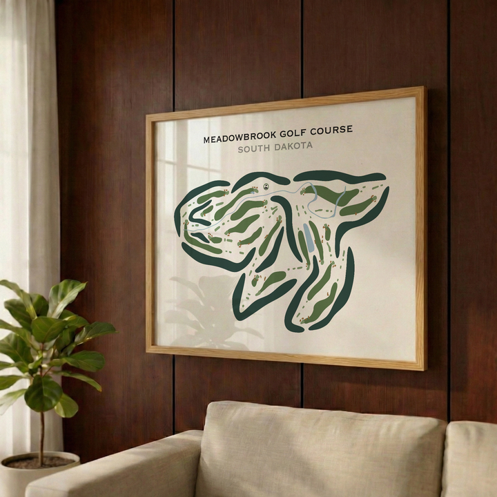 Meadowbrook Golf Course, South Dakota - Printed Golf Courses