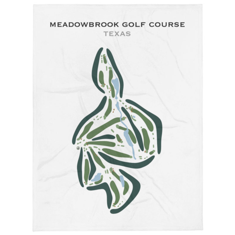 Meadowbrook Golf Course, Texas - Printed Golf Courses