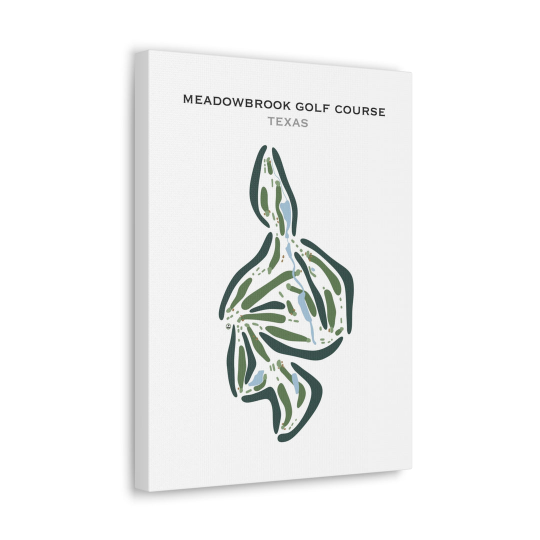 Meadowbrook Golf Course, Texas - Printed Golf Courses