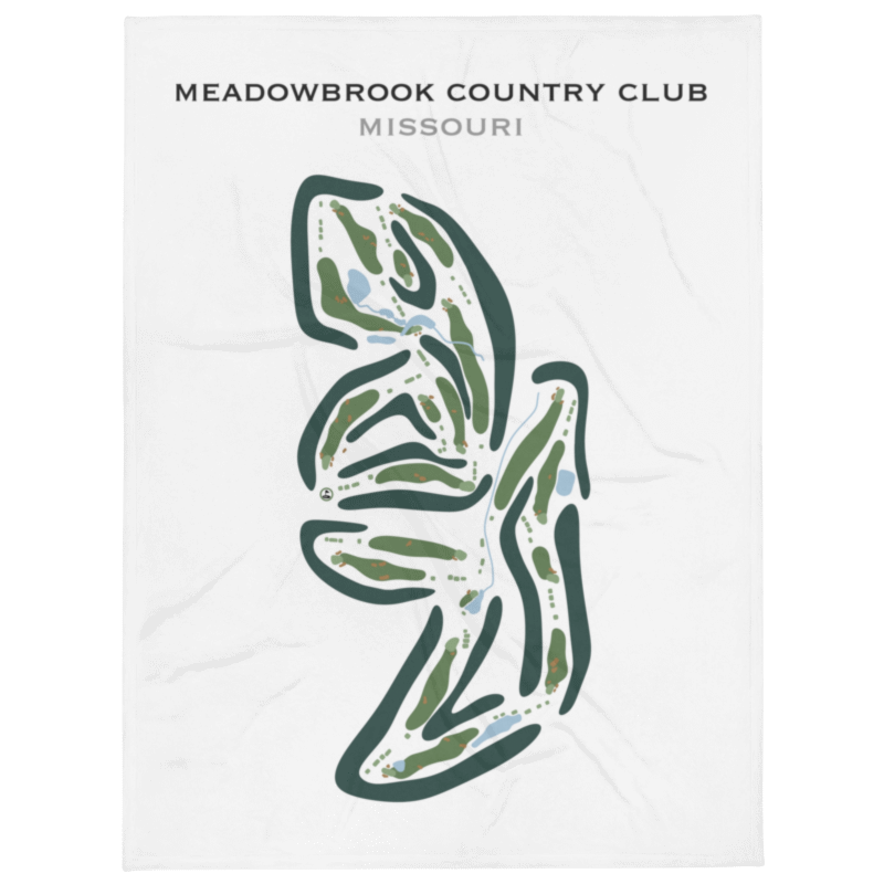 Meadowbrook Country Club, Missouri - Printed Golf Courses