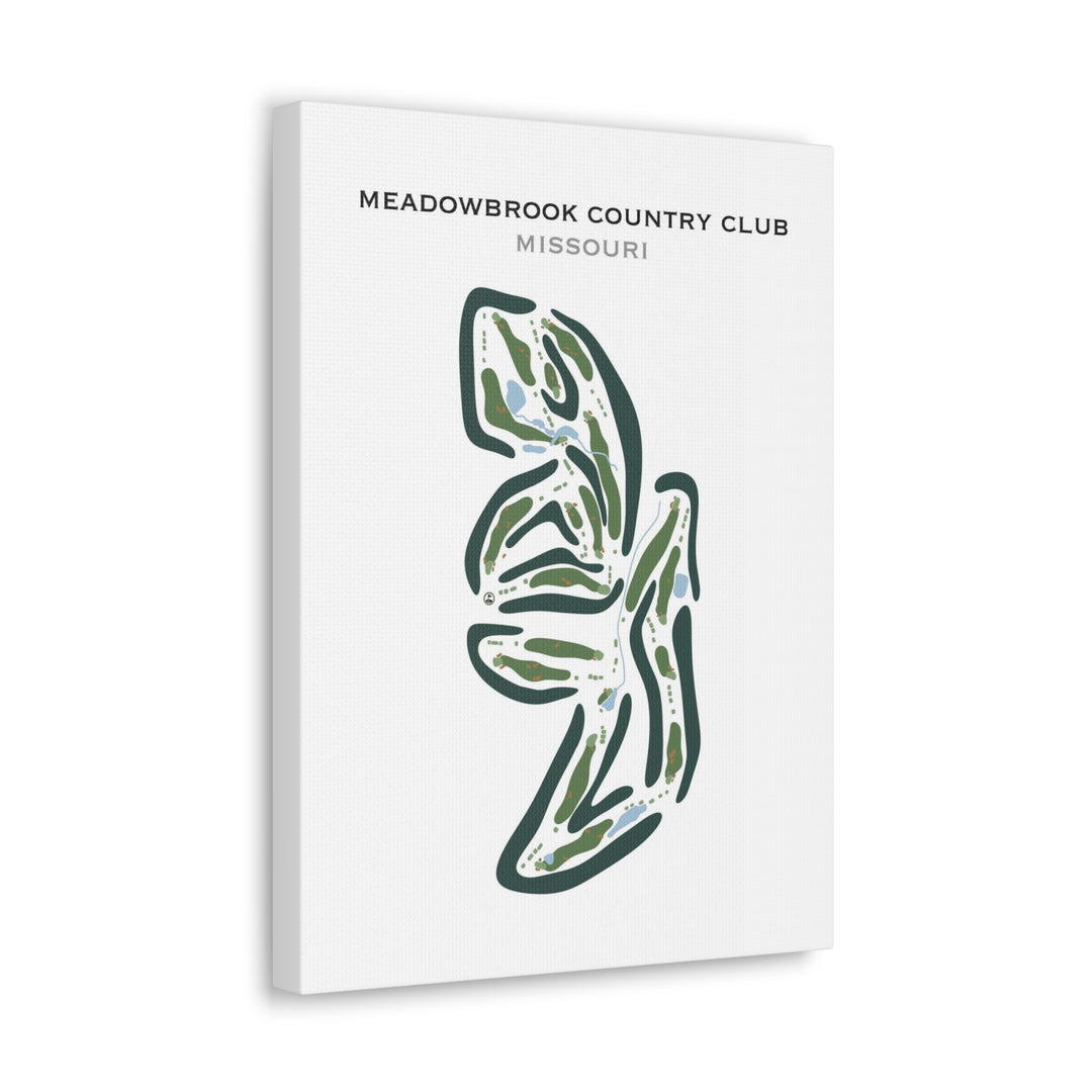 Meadowbrook Country Club, Missouri - Printed Golf Courses