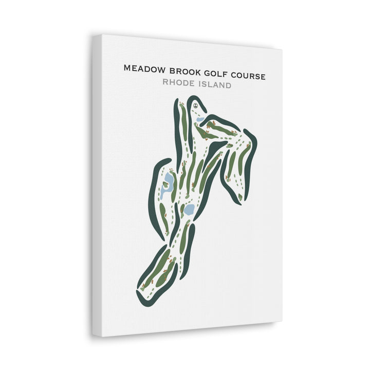 Meadow Brook Golf Course, Rhode Island - Printed Golf Courses