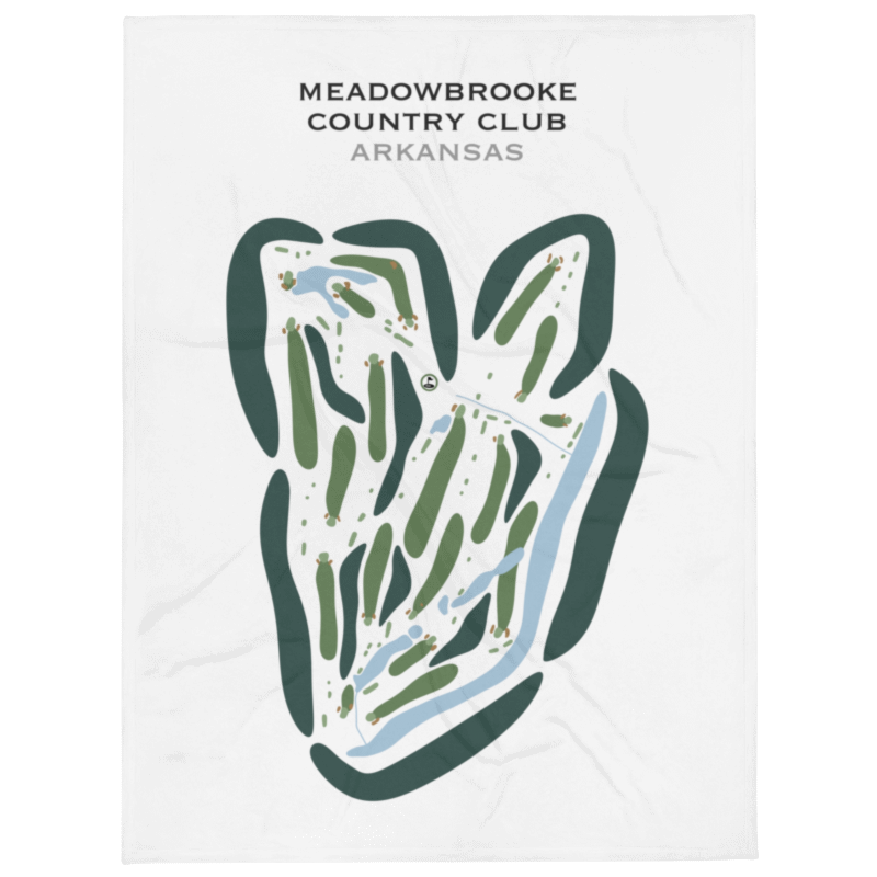 Meadowbrook Country Club, Arkansas - Printed Golf Courses