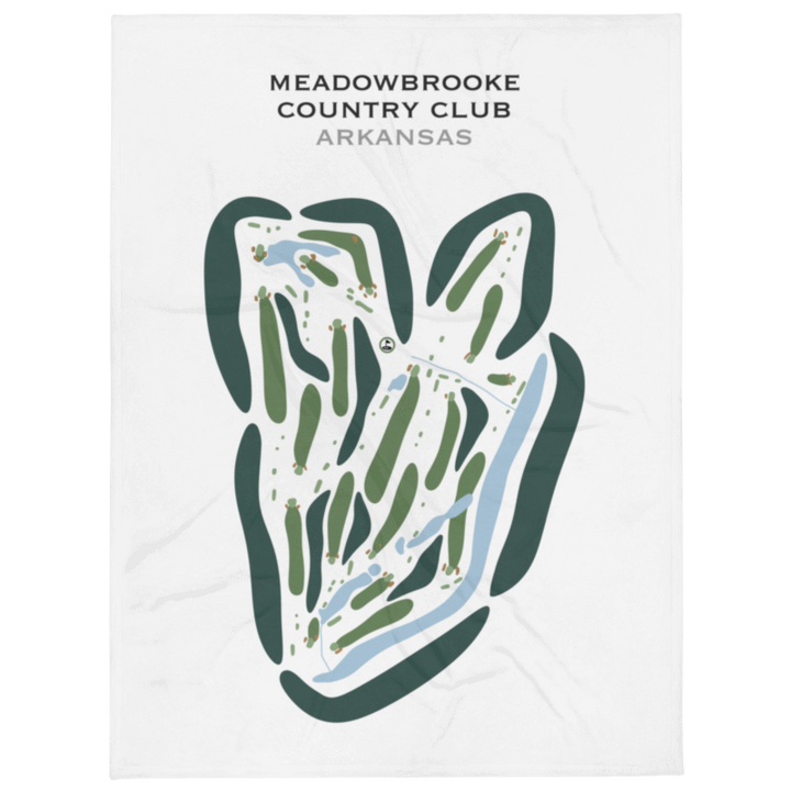 Meadowbrook Country Club, Arkansas - Printed Golf Courses