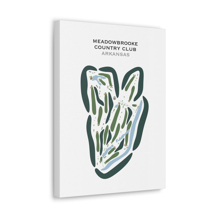 Meadowbrook Country Club, Arkansas - Printed Golf Courses