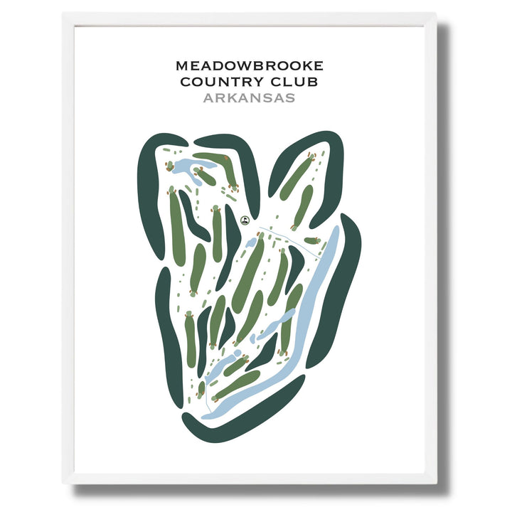 Meadowbrook Country Club, Arkansas - Printed Golf Courses