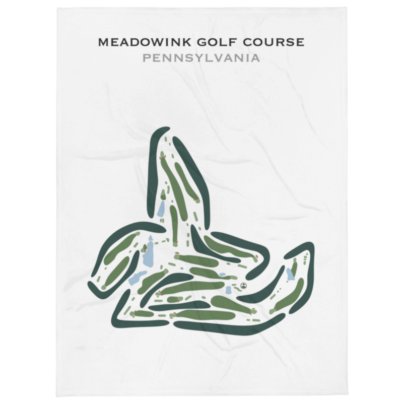 Meadowink Golf Course, Pennsylvania - Printed Golf Courses