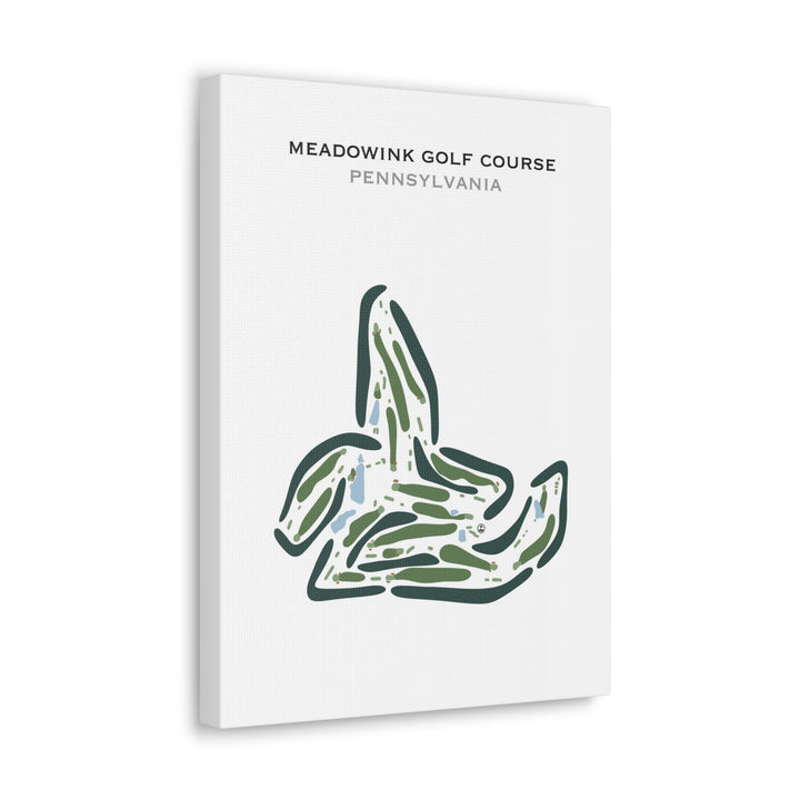 Meadowink Golf Course, Pennsylvania - Printed Golf Courses