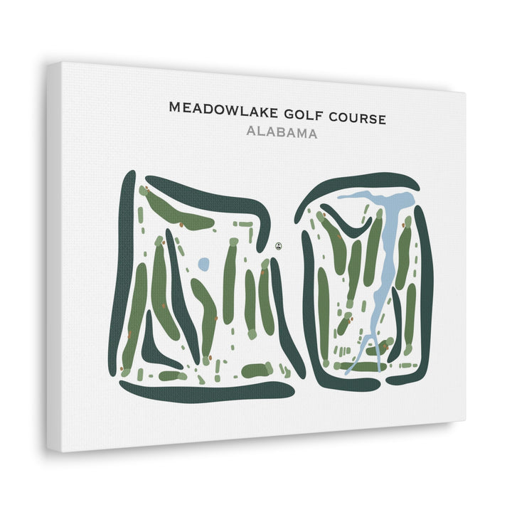 Meadowlake Golf Course, Alabama - Printed Golf Courses