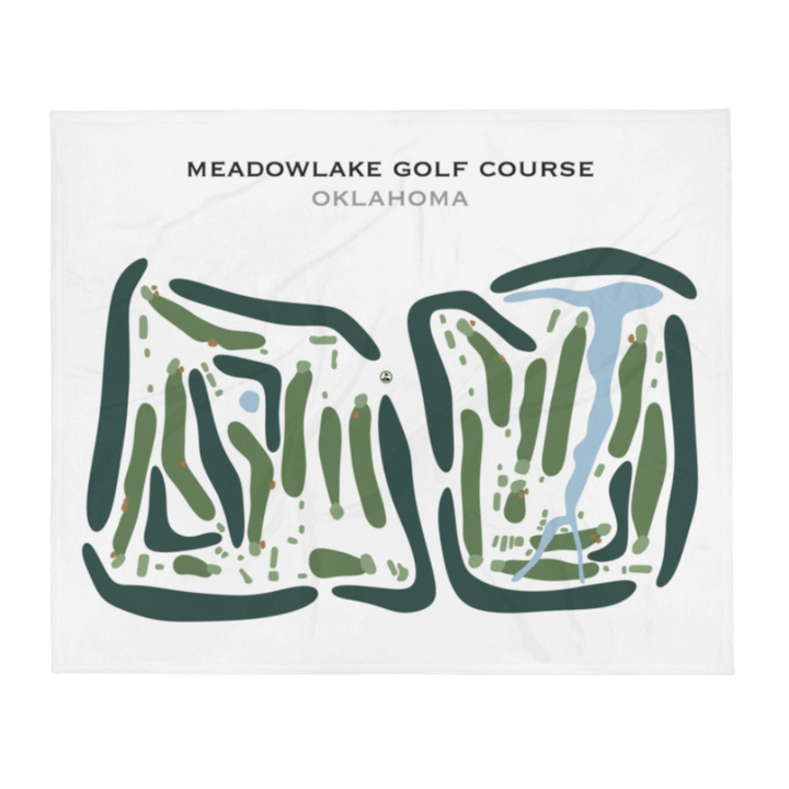 Meadowlake Golf Course, Oklahoma - Printed Golf Courses